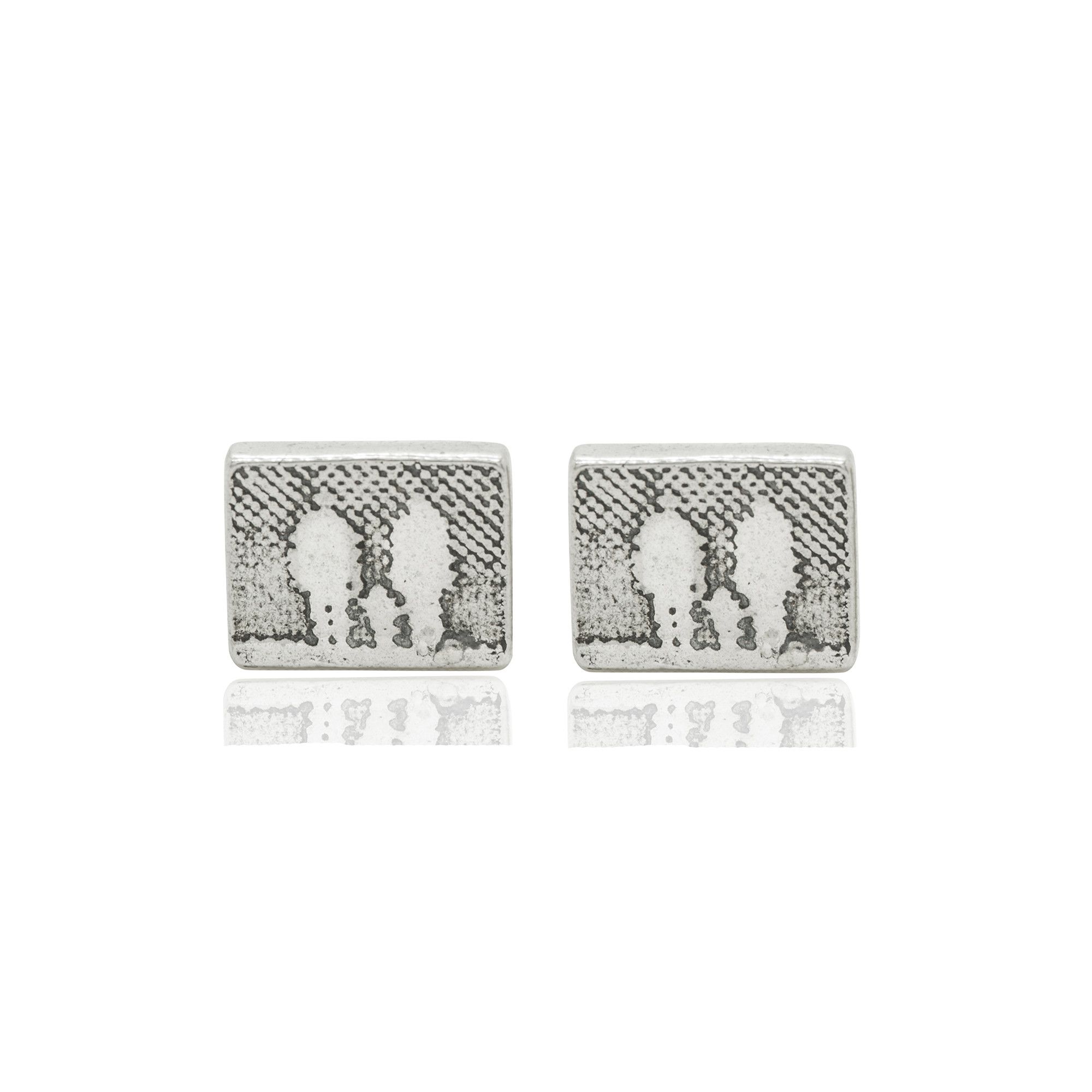Little Silver Family Stud Earrings
