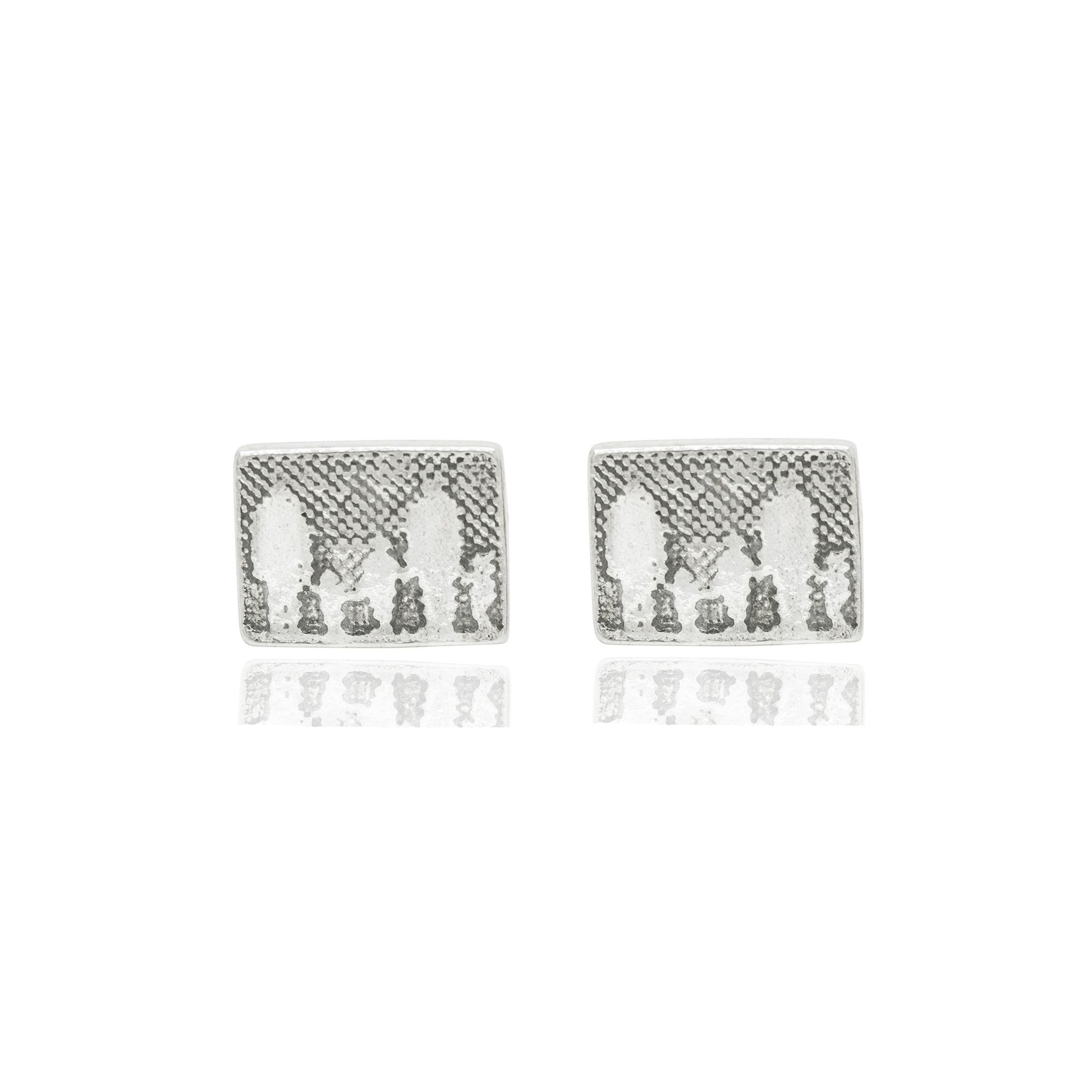 Little Silver Family Stud Earrings