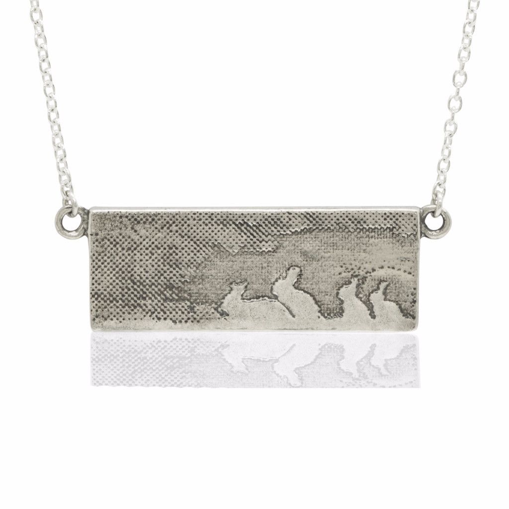 Little Silver Rabbit Necklace