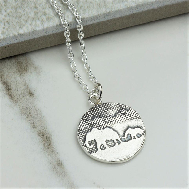 Mother & Baby Silver Elephant Necklace
