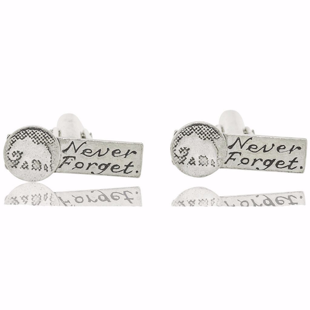 Never Forget Elephant Cufflinks