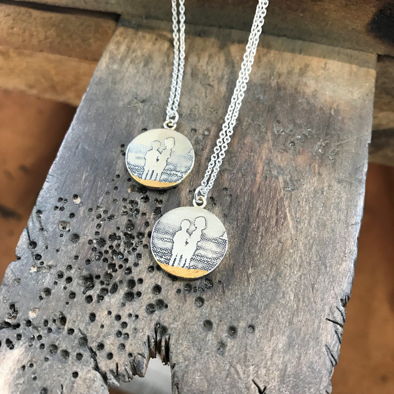 Loss of A Son Memorial Necklace – Reflection of Memories