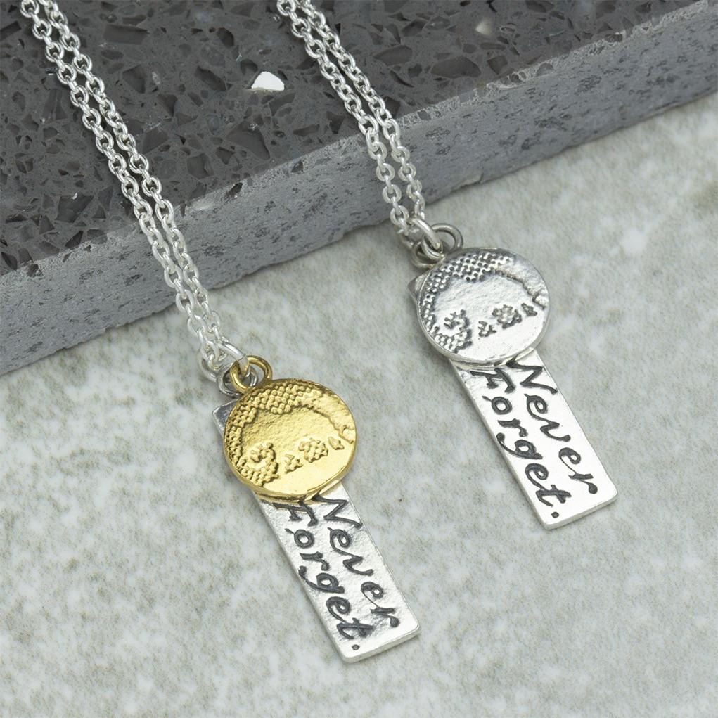 Silver Elephant Necklace With 22ct Gold Vermeil