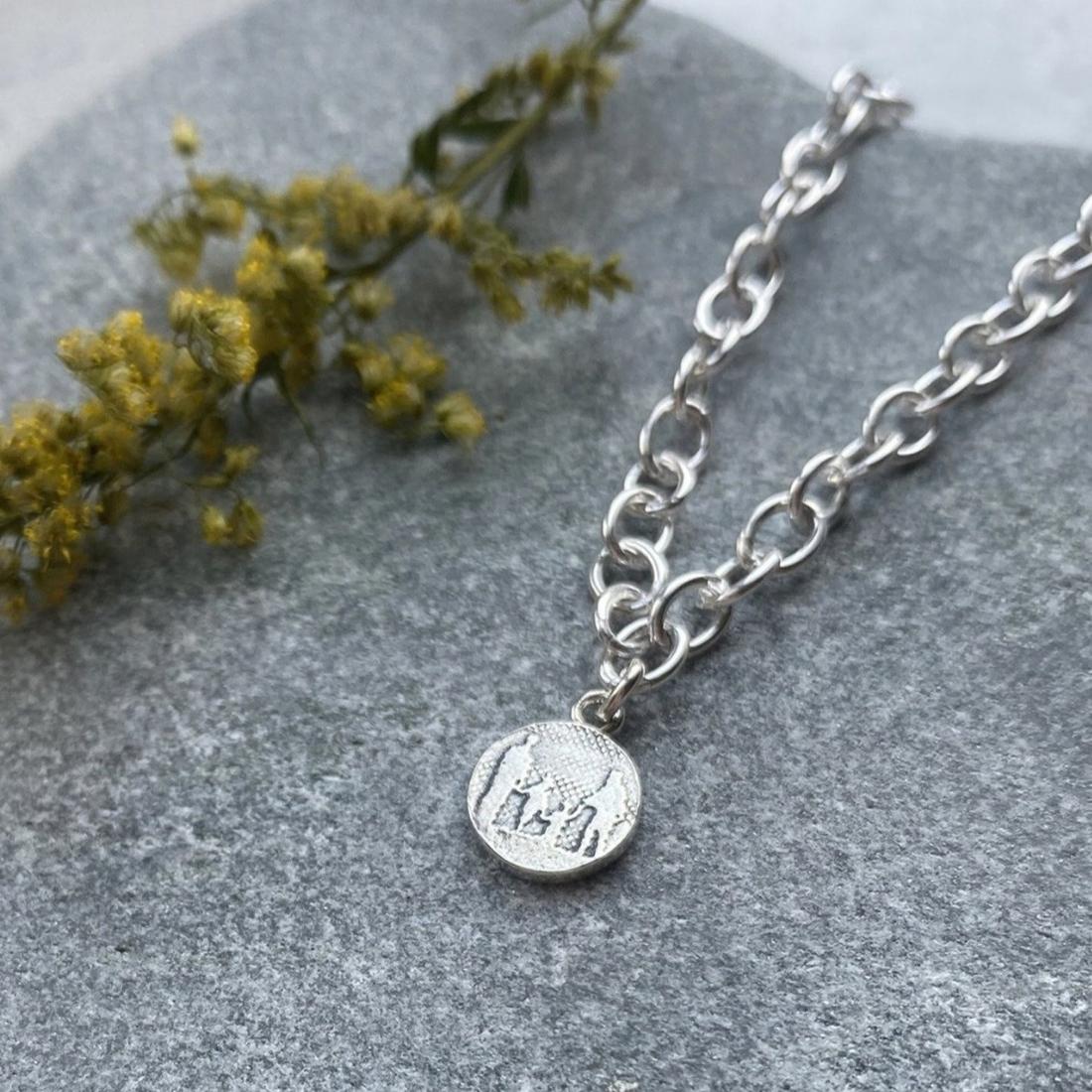 Silver Family Bracelet
