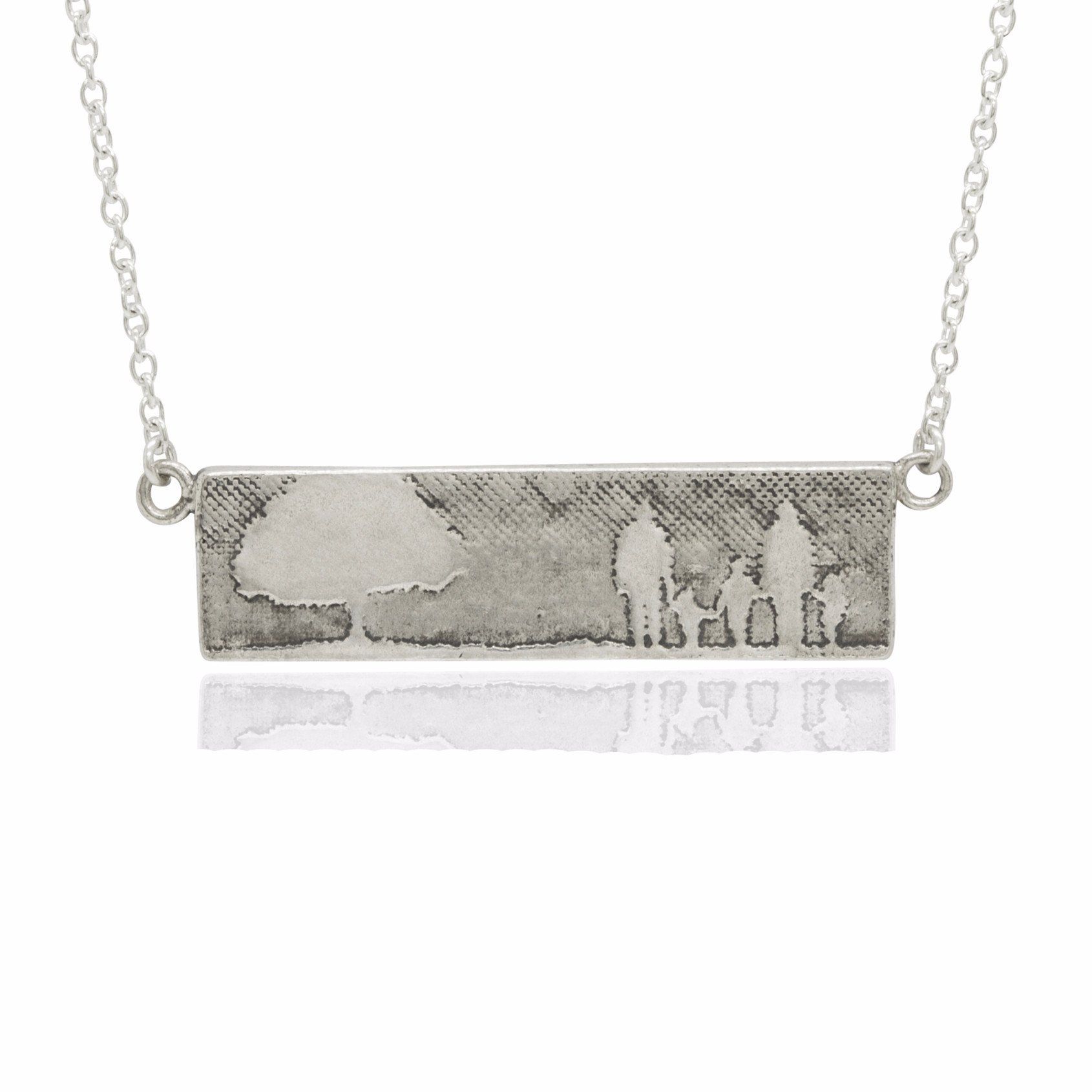 Silver Family Tree Necklace