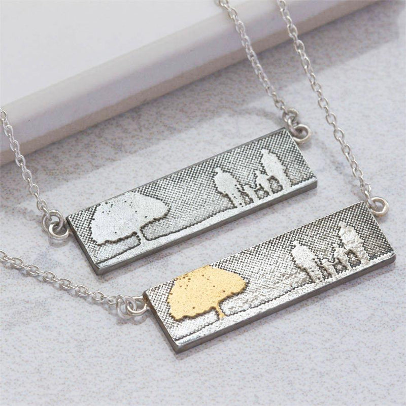 Fingerprint and Initial Family Necklace – Say Anything... Jewelry by  Stephanie Wilde