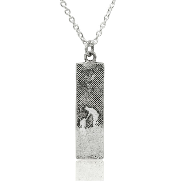 Walk With Me Silver Dog Necklace